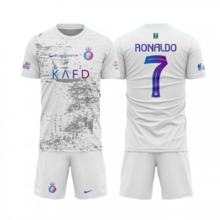 Koszulka AL NASSR Ronaldo 7 Dziecięcy Trzeci 2023-24 Koszulki Piłkarskie Krótki Rękaw